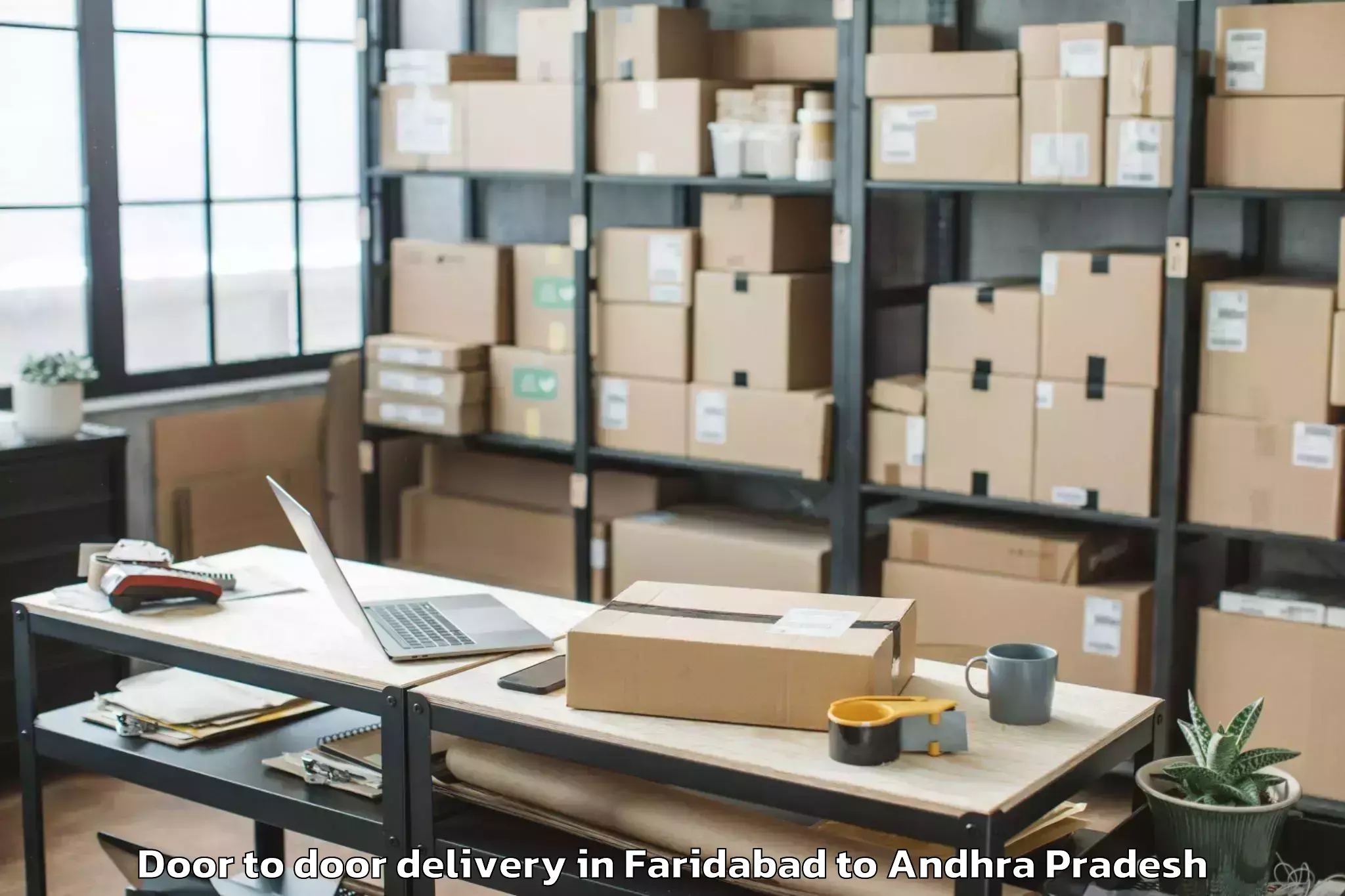 Professional Faridabad to Kamavarapukota Door To Door Delivery